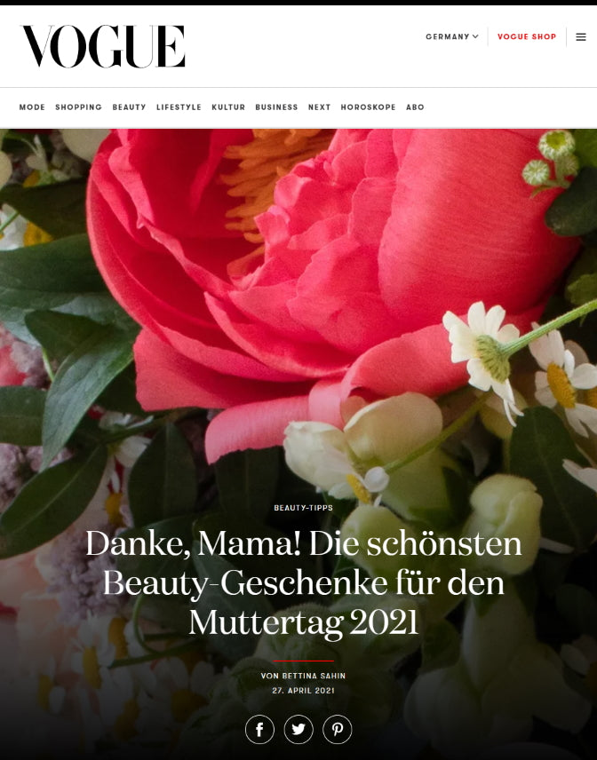 VOGUE MIT SCHÖNSTEM MUTTERTAGSGESCHENK 2021