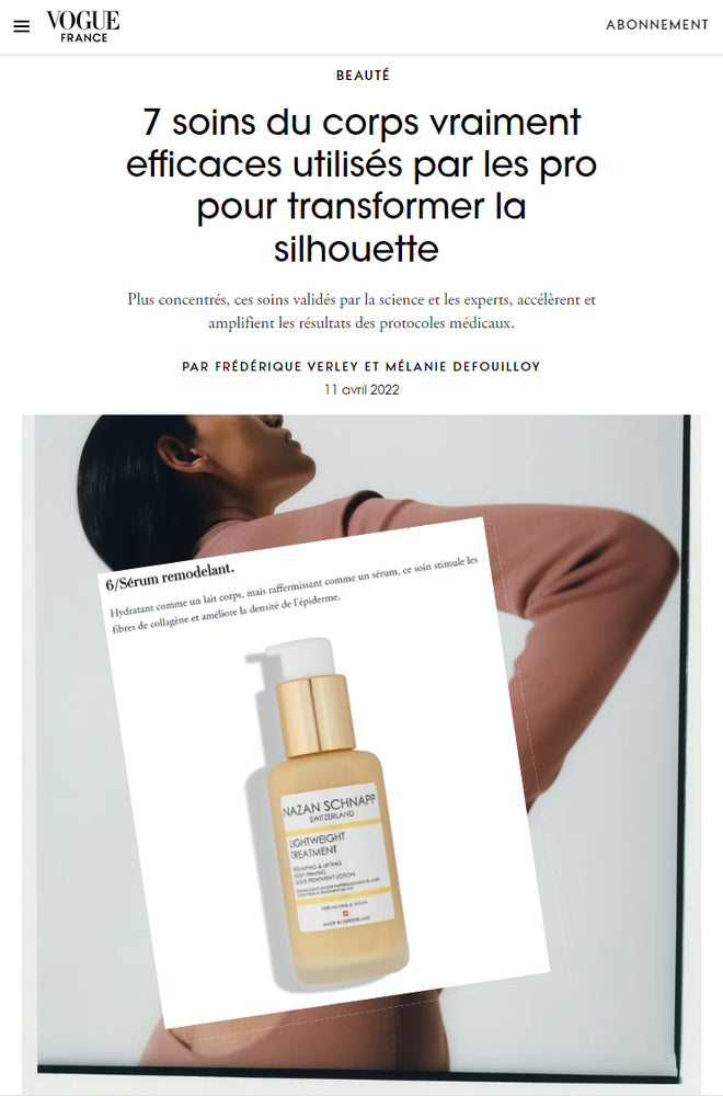 VOGUE FRANCE - LIGHTWEIGHT TREATMENT TO TRANSFORM THE SILHOUETTE