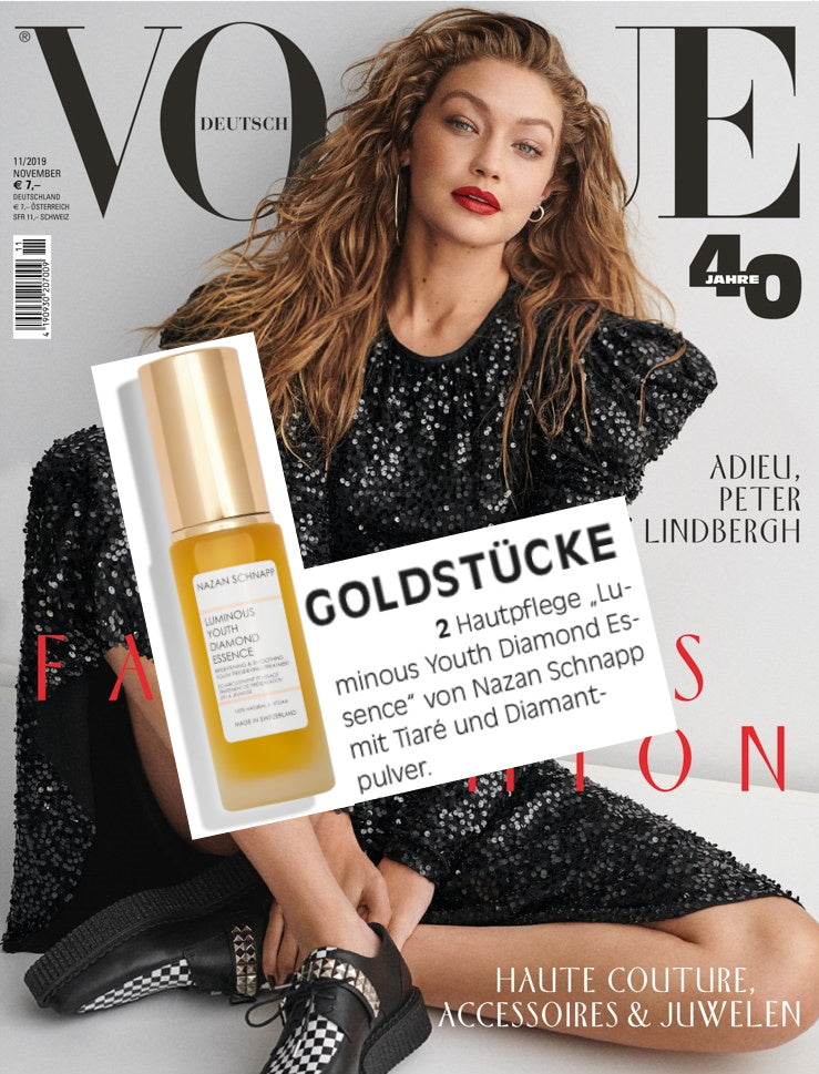 VOGUE GERMANY FEATURES LUMINOUS YOUTH DIAMOND ESSENCE